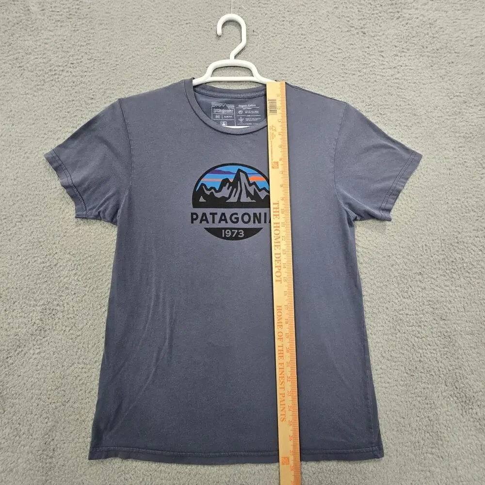 Patagonia Shirt Men's Medium Fitz Roy Scope Icon Organic Cotton Gorpcore Crew